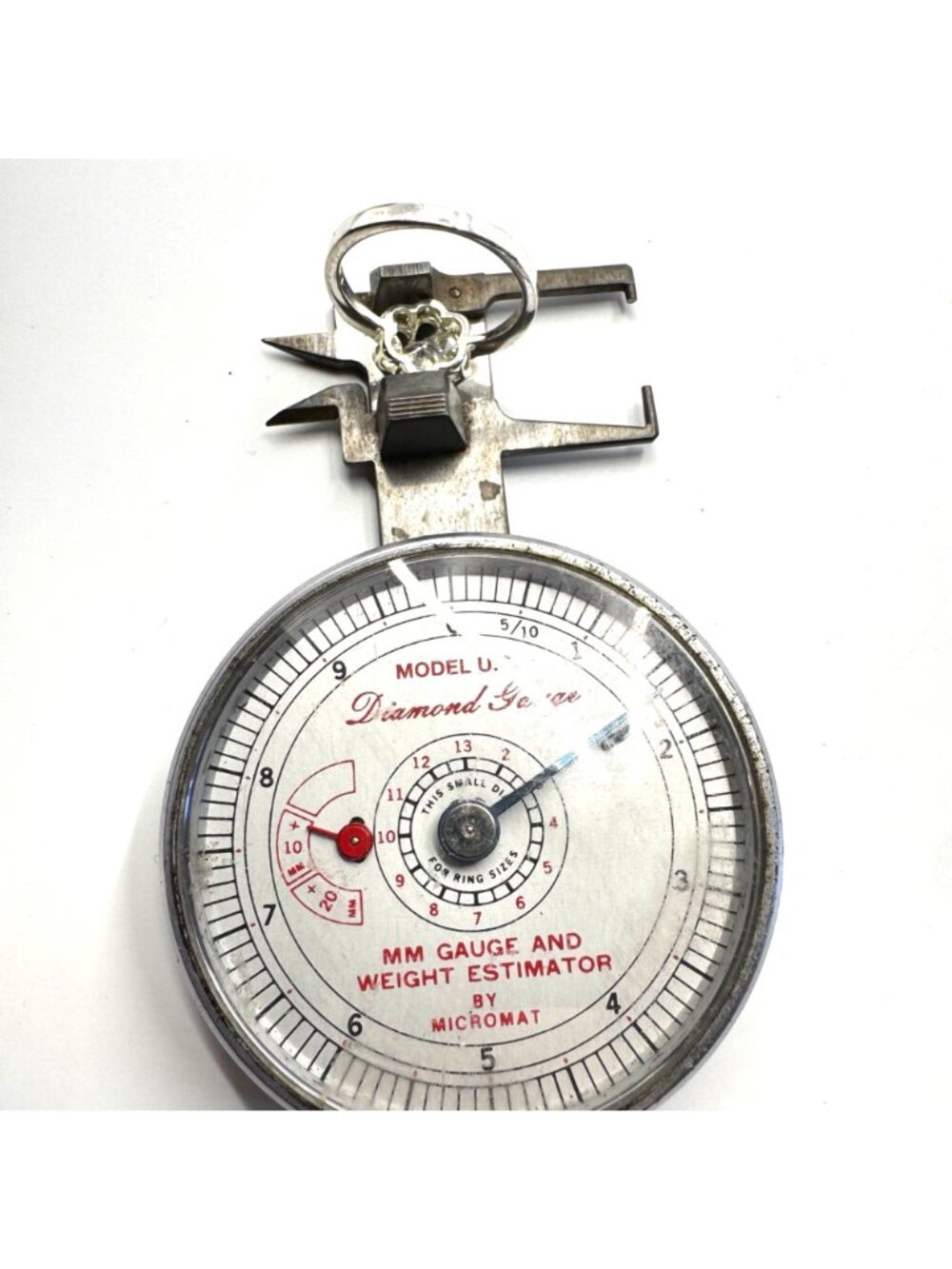 VTG Sterling Silver 925 Cubic Zirconia Flower Design Statement Ring Size 9 - Picture 9 of 12